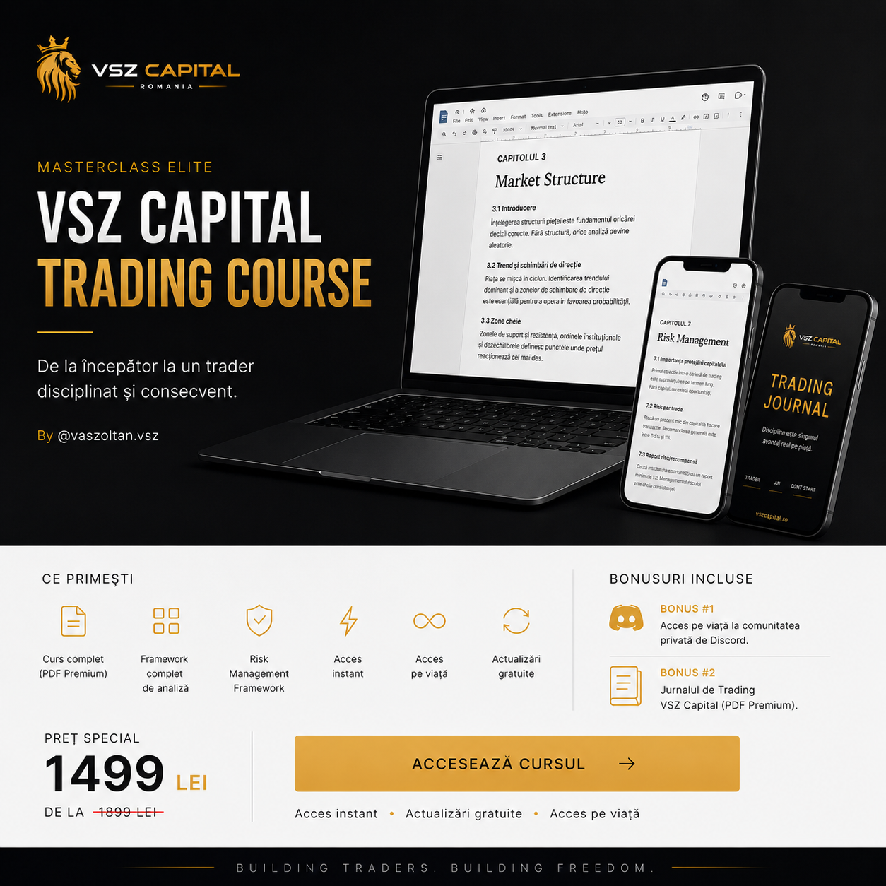 Pachet VSZ Capital PDF Trading Course™